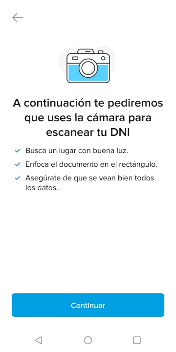 Onboarding anterior